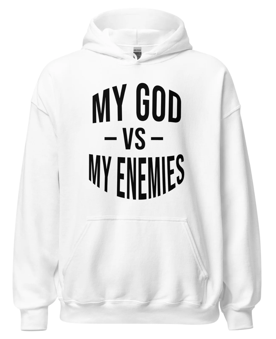 🛡️ My God vs My Enemies Hoodie
