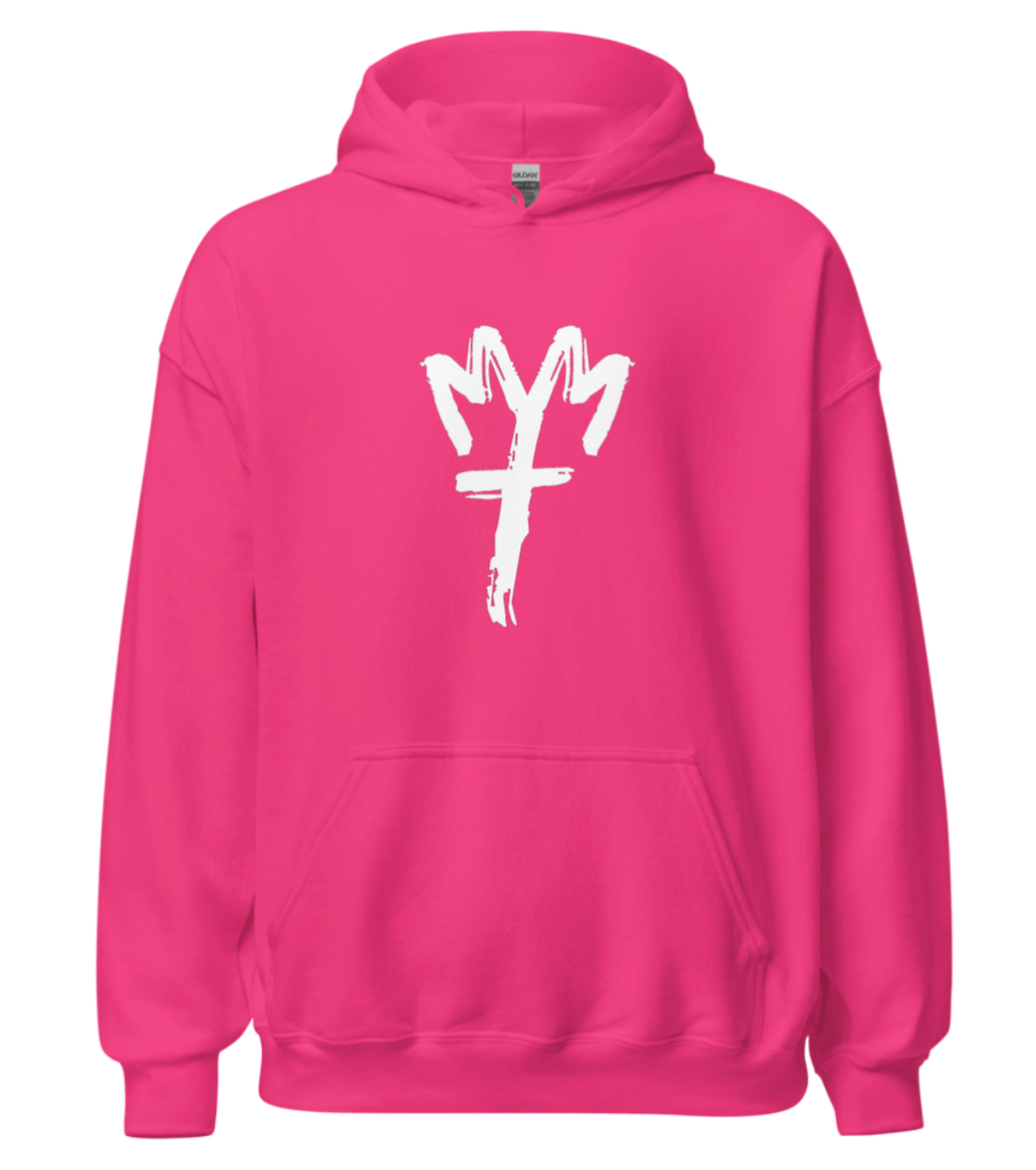 Cross and Crown Logo Hoodie
