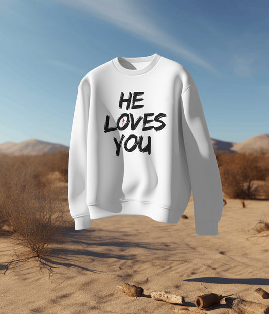 "He Loves You" Crewneck Sweater