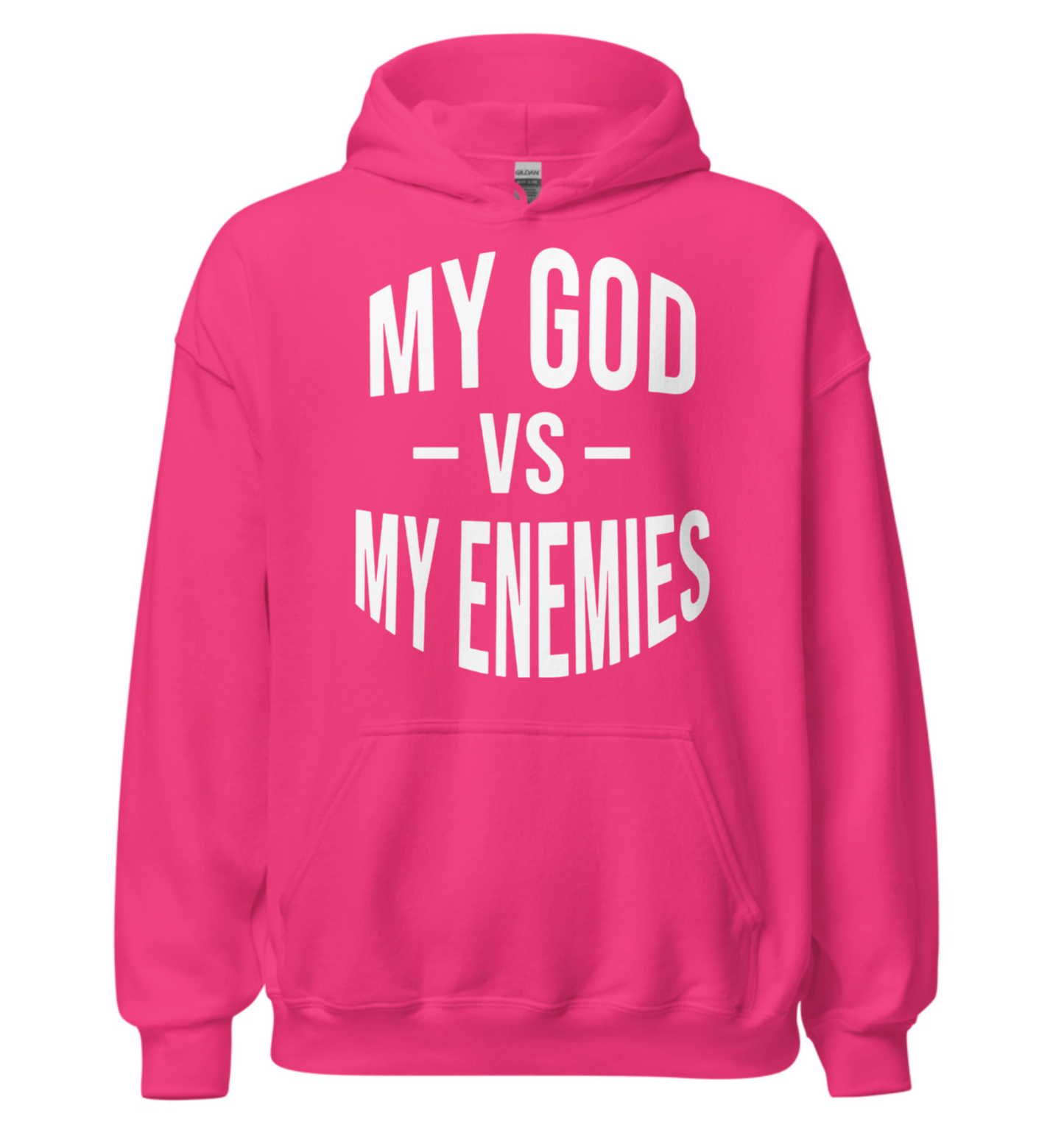 🛡️ My God vs My Enemies Hoodie
