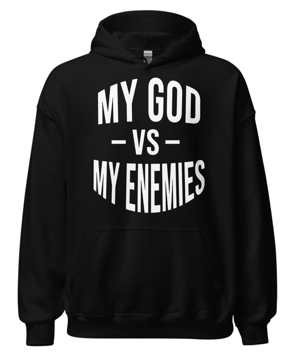 🛡️ My God vs My Enemies Hoodie