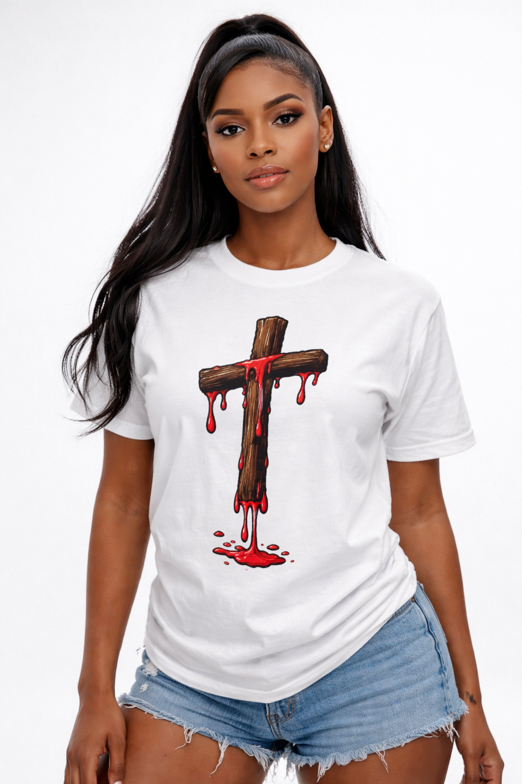 Blood-Stained Cross Tee
