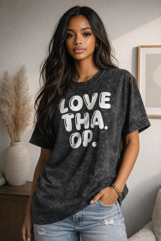 LOVE THA OP. Vintage Wash Tee