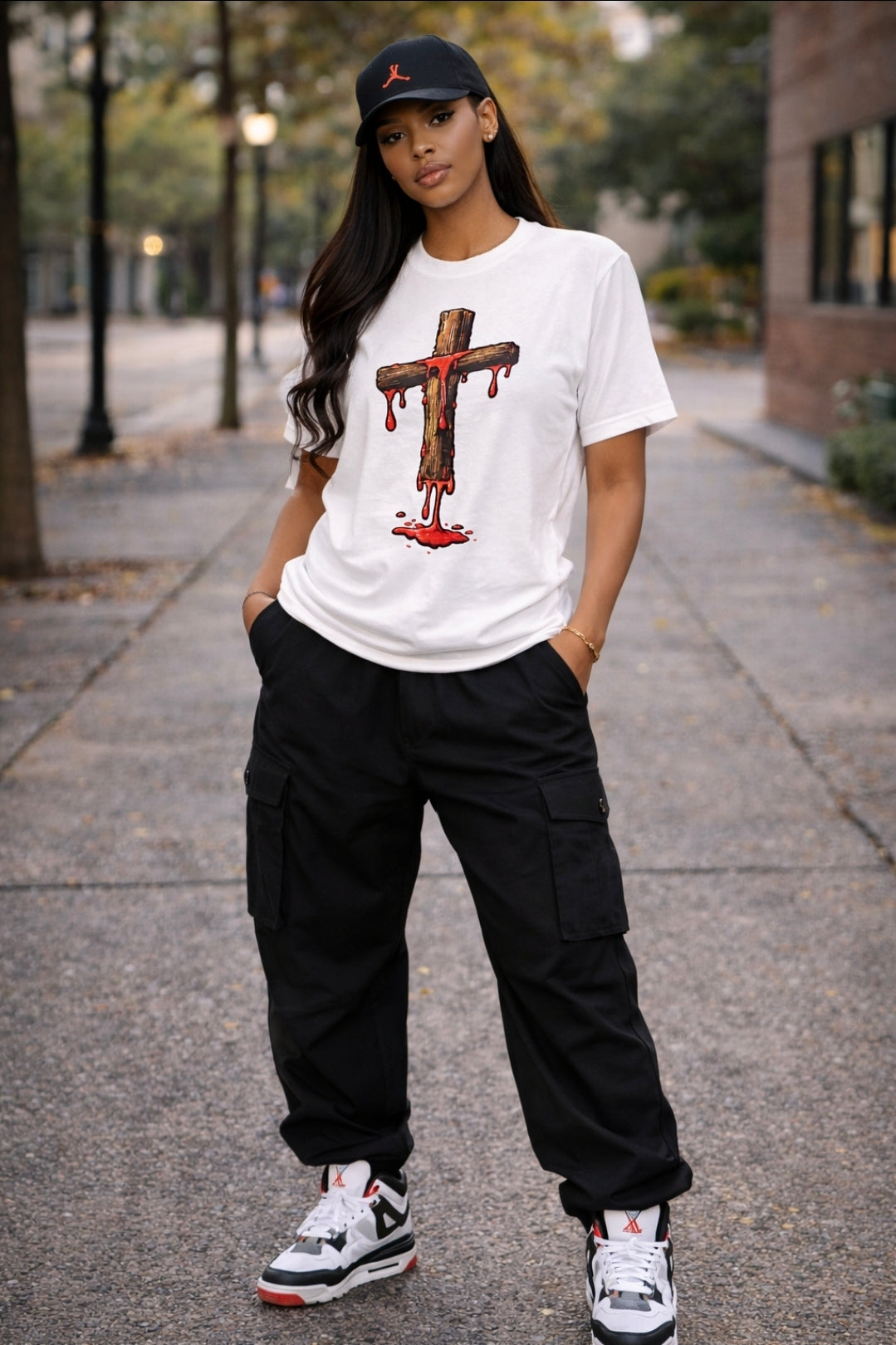 Blood-Stained Cross Tee